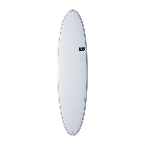 NSP Elements HDT Fun 7'6" White FTU Surfboard